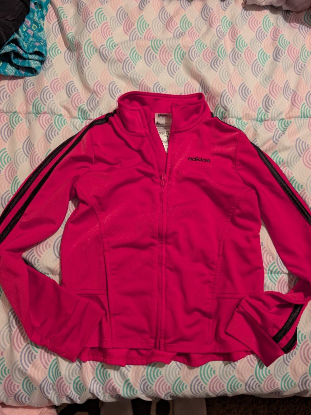Adidas kids track jacket size 6